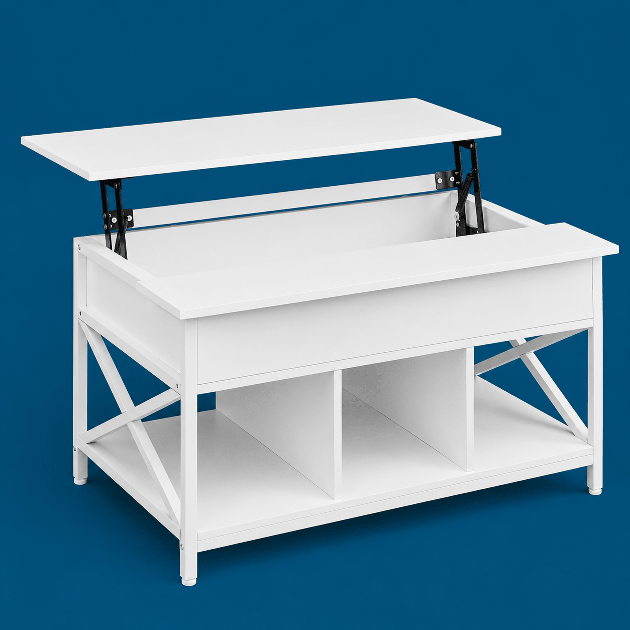 Table basse plateau relevable Loft design industriel - CoffTable